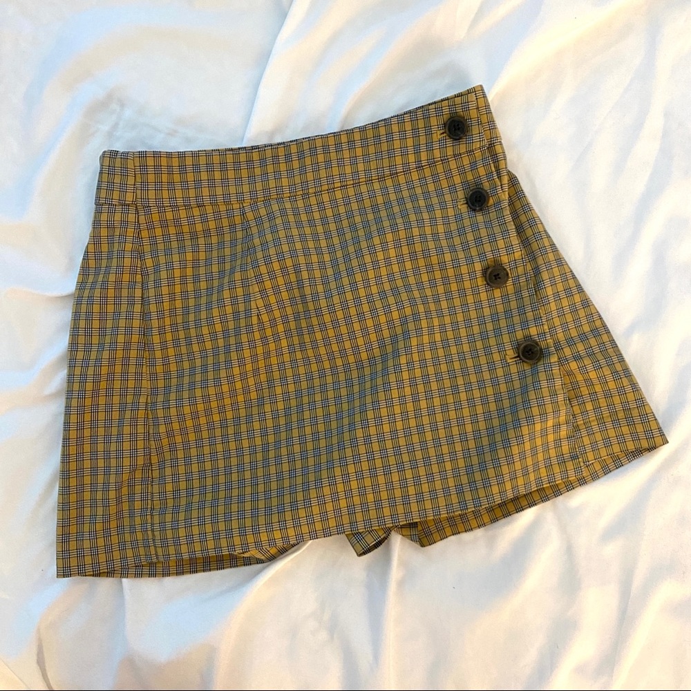 Aritzia Sunday best plaid skirt skort